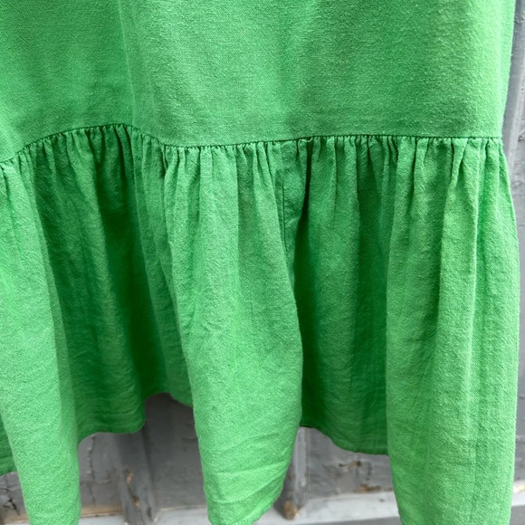 BA&SH Joyce Ruffled Cotton Midi Dress, size M - Picture 10 of 16